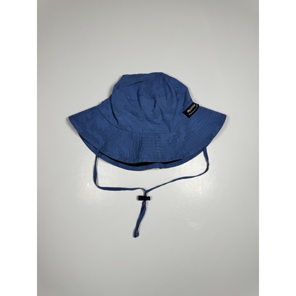 Original Panama Jack Boonie Bucket Hat Unisex L Blue Adjustable Strap Wide Brim